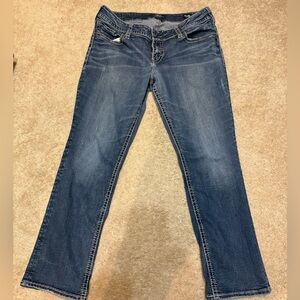 Women's Silver Suki Blue Jeans Size 16 Length 30